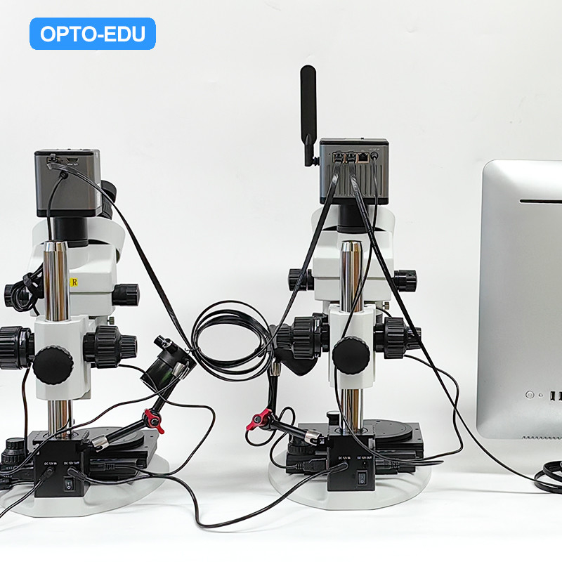 OPTO-EDU A18.4903 Digital Camera Stereo Comparison Microscope