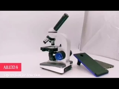WF10x हाई स्कूल के छात्र के लिए मोनोकुलर स्टूडेंट कंपाउंड माइक्रोस्कोप A11.1324