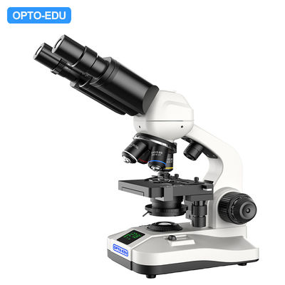 OPTO-EDU A11.5110 Student Microscope with Dual LED Light Source Digital Screen and Full Metal Body for Educational Use